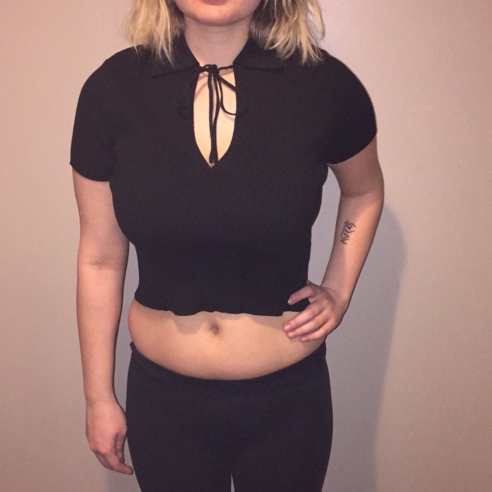 Deep-V Honey Punch Sweater